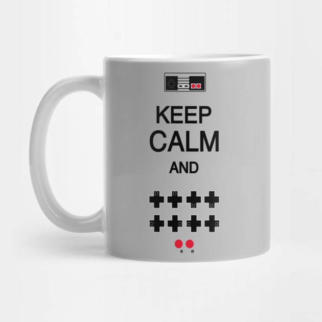 Keep Calm Konami Code by DROLO